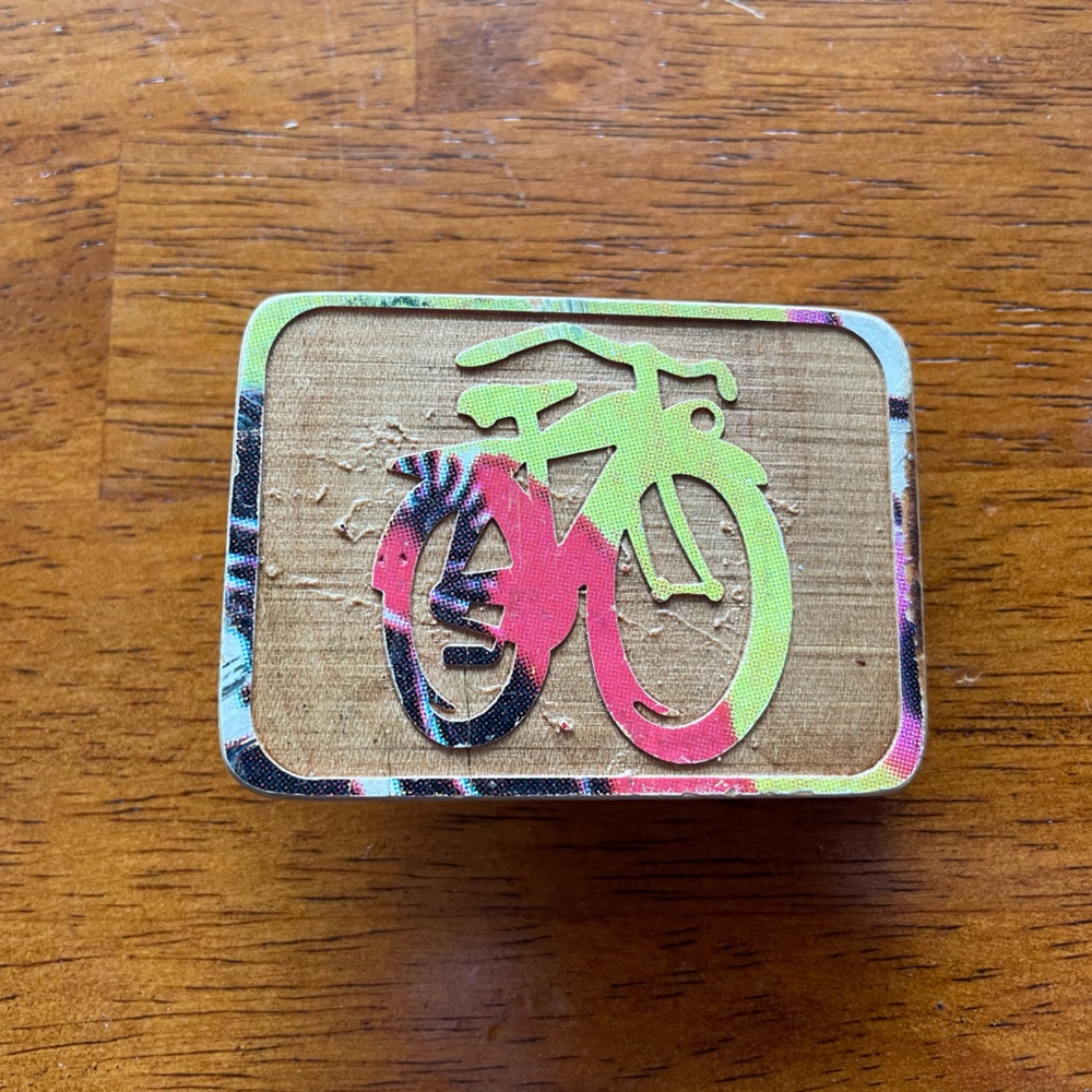 Mukee Design Upcycled Skateboard 2” Belt Buckle